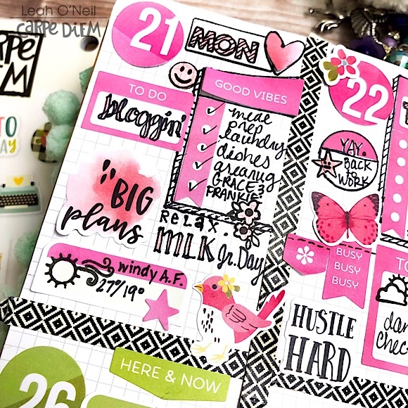 Carpe Diem Planner Sticker Tablets