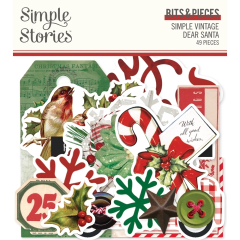 Simple Vintage Dear Santa - Bits & Pieces | Simple Stories